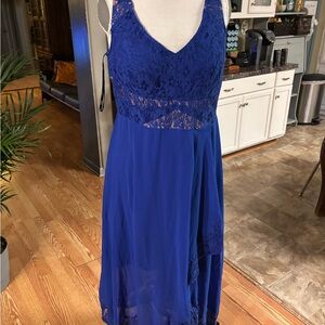 City Chic Royal Blue Lace Dress